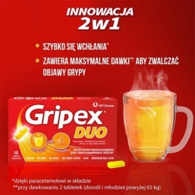 Gripex Duo 16 tabletek powlekanych