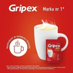 Gripex Hot 12 saszetek
