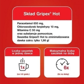 Gripex Hot 12 saszetek
