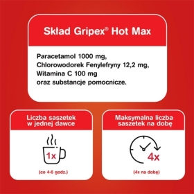 Gripex Hot Max 12 saszetek