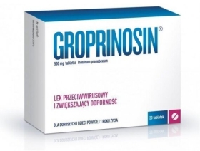 Groprinosin 500 mg 20 tabletek