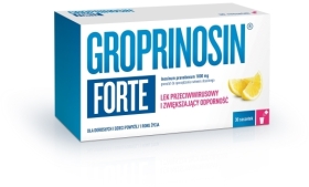 Groprinosin Forte granulat do sporządzania roztworu doustnego 30 saszetek