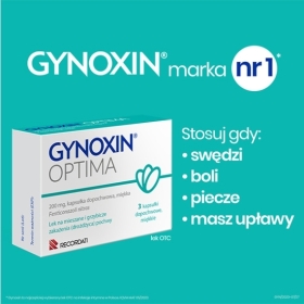 Gynoxin Optima 200 mg kapsułki dopochwowe miękkie 3 sztuki