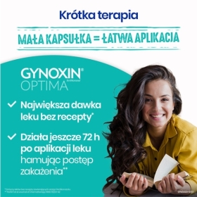 Gynoxin Optima 200 mg kapsułki dopochwowe miękkie 3 sztuki