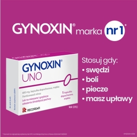 Gynoxin Uno kapsułki dopochwowe 0,6 g 1 sztuka