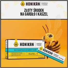 HONIKAN GARDŁO I KASZEL żel 10 saszetek