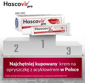 Hascovir pro krem 5 g
