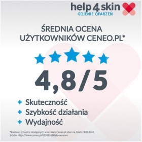 Help4skin gojenie oparzeń żel 75 g