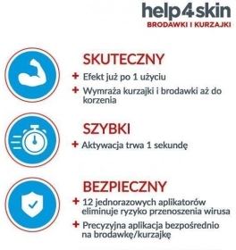 Help4skin kurzajki i brodawki 50 ml