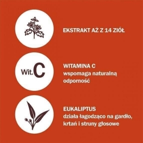 Herbitussin Kaszel i Gardło 12 pastylek
