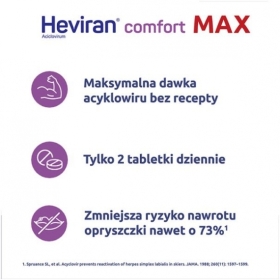 Heviran Comfort Max 400 mg 30 tabletek
