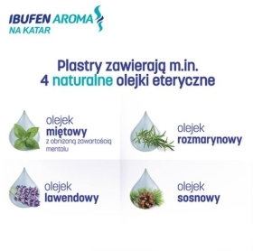 Ibufen Aroma na katar 5 plastrów