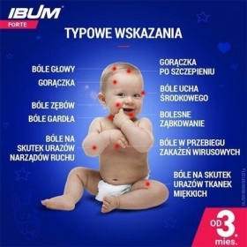 Ibum Forte 200mg/5ml syrop malinowy 100 g