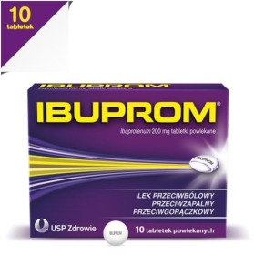 Ibuprom 10 tabletek powlekanych