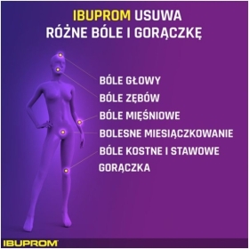 Ibuprom 50 tabletek powlekanych