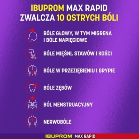 Ibuprom MAX Rapid 400mg 24 tabletki
