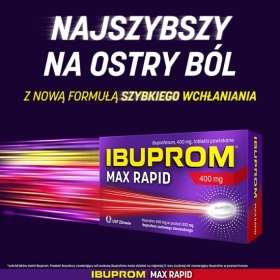 Ibuprom MAX Rapid 400mg 24 tabletki