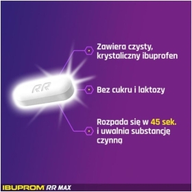 Ibuprom RR Max 48 tabletek powlekanych