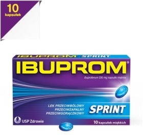 Ibuprom Sprint 10 kapsułek miękkich