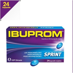 Ibuprom Sprint 24 kapsułki miękkie