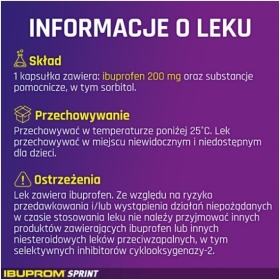 Ibuprom Sprint 24 kapsułki miękkie