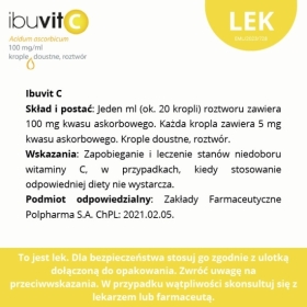 Ibuvit C (Cevikap) krople doustne 0,1g/ml 30 ml