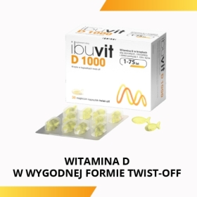 Ibuvit D 1000 Twist-off 30 kapsułek