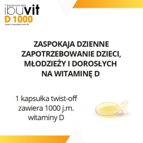 Ibuvit D 1000 Twist-off 30 kapsułek