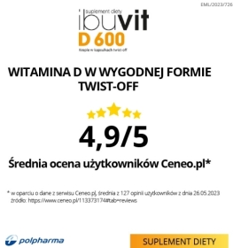 Ibuvit D 600 Twist-off 30 kapsułek