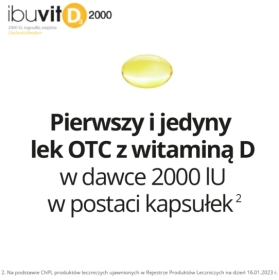 Ibuvit D3 2000 IU 30 kapsułek