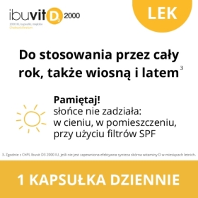 Ibuvit D3 2000 IU 30 kapsułek