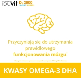 Ibuvit D3 4000 + K2 MK-7 Omega 30 kapsułek