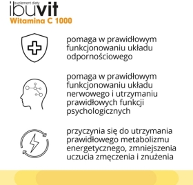 Ibuvit Witamina C 1000 30 tabletek