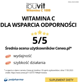 Ibuvit Witamina C 1000 30 tabletek