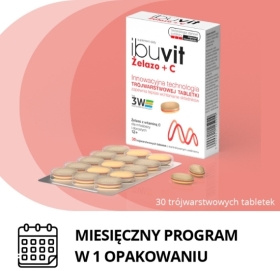 Ibuvit Żelazo + C 30 tabletek