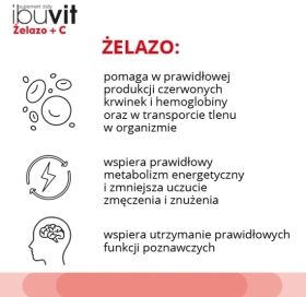 Ibuvit Żelazo + C 30 tabletek