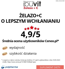 Ibuvit Żelazo + C 30 tabletek