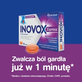 Inovox Express smak pomarańczowy 24 pastylki
