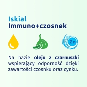 Iskial Immuno + Czosnek 60 kapsułek
