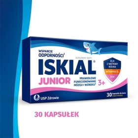 Iskial Junior 30 kapsułek do żucia