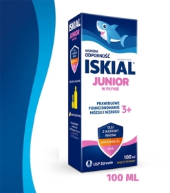 Iskial Junior w płynie smak cytrynowy 100 ml