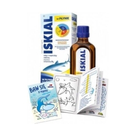 Iskial w płynie 100 ml + Iskial kolorowanka dla dzieci