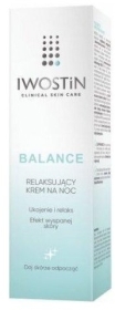 Iwostin Balance Relaksujący krem na noc z bogatą formułą ochronną 50 ml