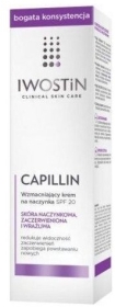 Iwostin Capillin Wzmacniający krem na naczynka SPF 20 o bogatej konsystencji 40 ml
