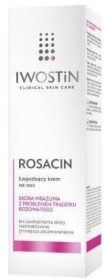 Iwostin Rosacin Krem Łagodzący Na Noc dla cery nadreaktywnej 40 ml