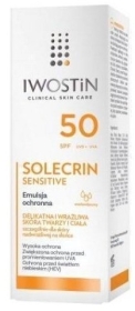 Iwostin Solecrin Sensitive Emulsja Ochronna SPF 50 do twarzy i ciała 100 ml