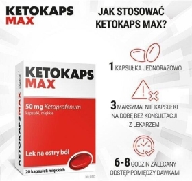 Ketokaps Max 20 kapsułek