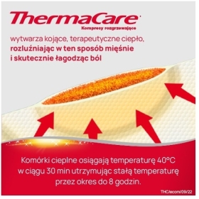 Kompresy ThermaCare rozgrzewajace na plecy i biodra 4 sztuki