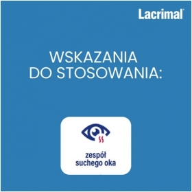 Lacrimal nawilżające krople do oczu 2 x 5 ml