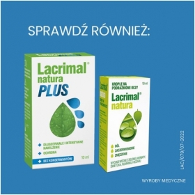 Lacrimal nawilżające krople do oczu 2 x 5 ml